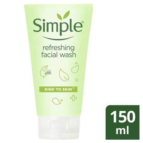 Simple Kind To Skin Facial Wash Refreshing 150ml Online At Best Price Face Wash Lulu Uae