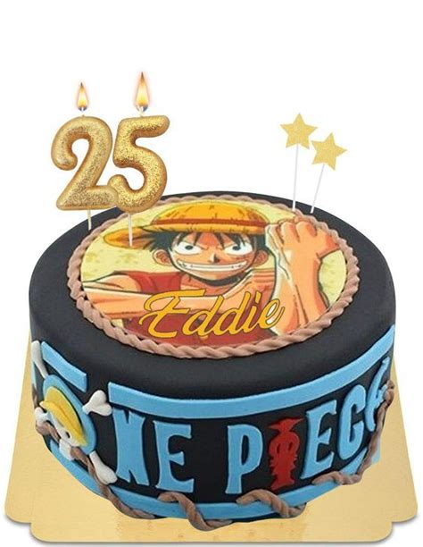 Gâteau One Piece manga vegan et sans gluten Tortas temáticas Torta