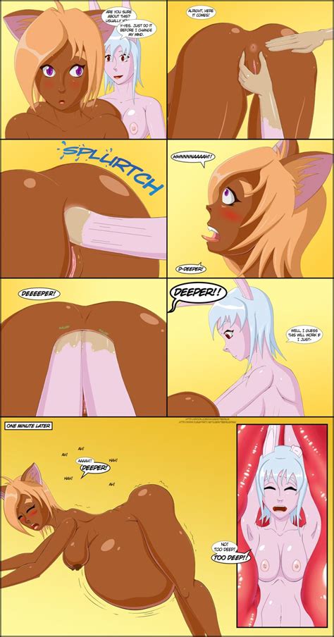 Rule 34 Anal Anal Vore Anus Ass Blonde Hair Blue Hair Blushing Dark Skinned Female Dark Skin