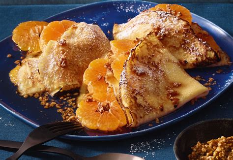 Cr Pes Suzette Mit Clementinen Crepes Clementine French Toast Butter