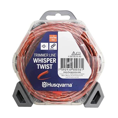 5976691 40 HUSQVARNA Whisper Twist Μεσινέζα 3 0mm x 9m Husqvarna