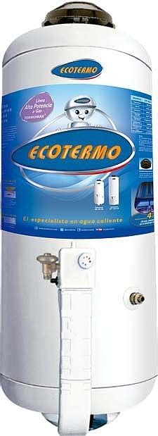 TERMOTANQUE ECOTERMO GAS NATURAL 60 LTS ALTA POTENCIA CARGA SUPERIOR