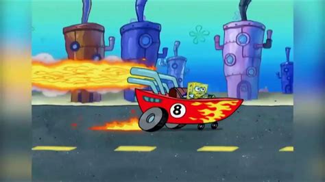 SpongeBob and his drag racer car. : r/spongebob