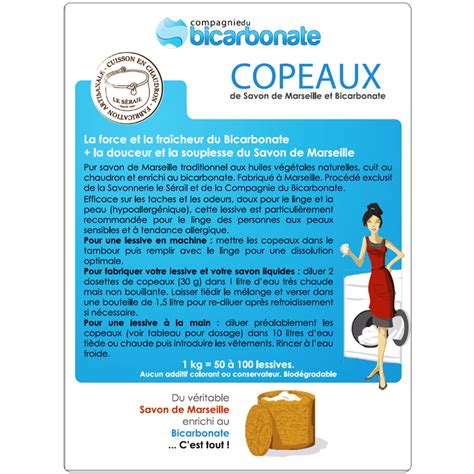 Copeaux De Savon De Marseille Enrichis Au Bicarbonate De Soude