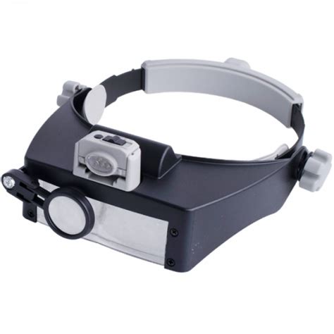 Лупа бинокулярная 1,5Х 3Х 9,5Х 11Х с Led подсветкой, (3AAA), MG81001(RD ...