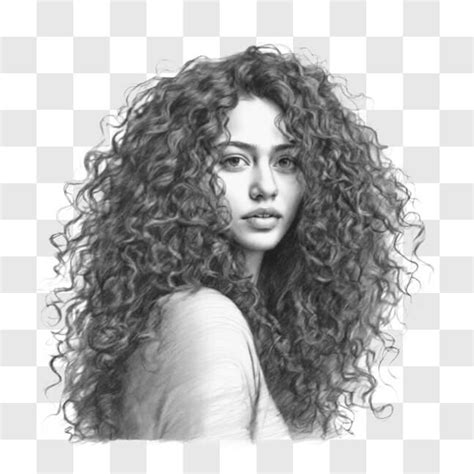 Descarga Dibujo Realista En Blanco Y Negro De Una Mujer Sketches En Línea Creative Fabrica