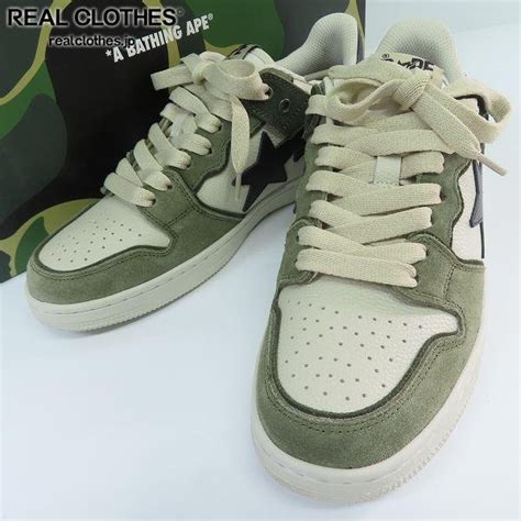 【未使用に近い】a Bathing Apeアベイシングエイプ Bape Staベイプスタ Ozx Sh ローカットスニーカー 0zx Sh Mx91009 J26 080の落札情報詳細