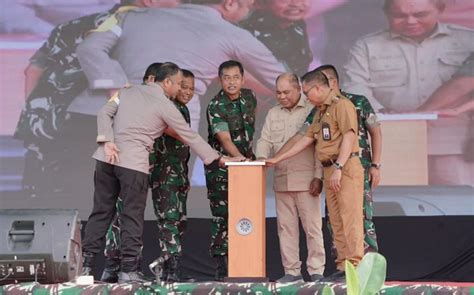 Apresiasi Program Air Bersih Tni Di Halteng Pj Gubernur Malut Terima