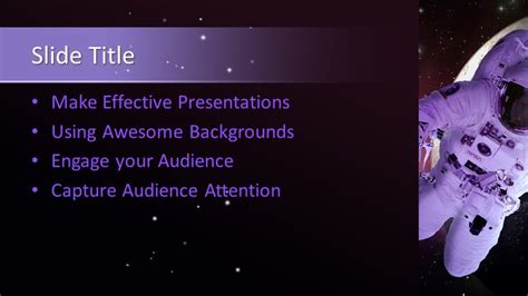 Free Space PowerPoint Template & Presentation Slides