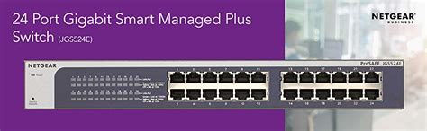 Netgear Port Gigabit Ethernet Smart Managed Plus Switch Jgs E