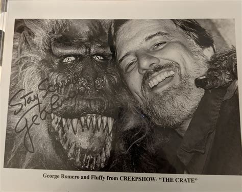 George Romero Autographed Creepshow Fluffy Photo