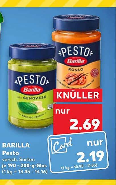 Barilla Pesto Angebot Bei Kaufland Prospekte De