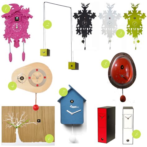 adore love lust: modern cuckoo clocks