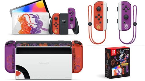 Nintendo stellt Switch OLED Modell in einer Pokémon Karmesin und Purpur