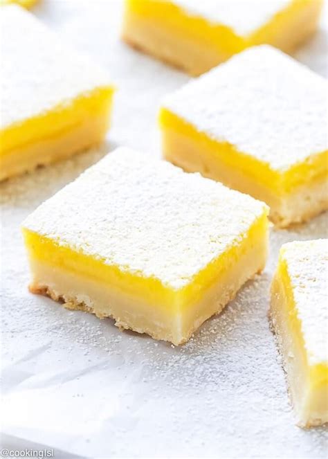 The Perfect Homemade Lemon Bars Recipe Classic Lemon Bars With Shortbread Crust Ready In Under