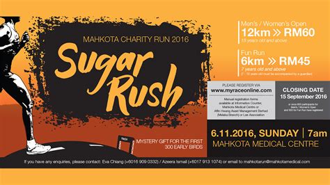 Mahkota Charity Run Sugar Rush Runsociety Asia S Leading