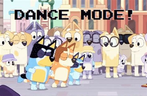 Bluey Dance Mode GIF - Bluey DanceMode Bandit - Discover & Share GIFs