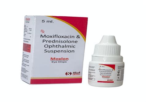 Moxifloxacin And Prednisolone Ophthalmic Suspension 5 Ml At Rs 110 Bottle In Panchkula