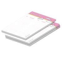 Pricaro Einkaufsliste Food Magnetisch Rosa A Blatt St Ck