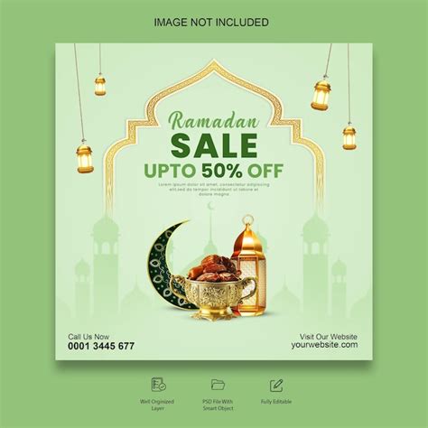 Premium Psd Ramadan Kareem Social Media Post