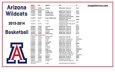 University Of Arizona Basketball Schedule 2025 - Kasey Matelda