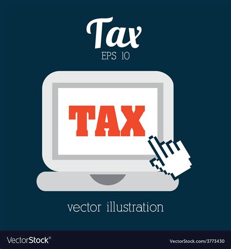 Tax icon Royalty Free Vector Image - VectorStock