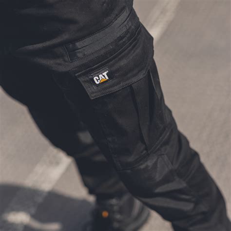 Caterpillar Dynamic Work Trousers 36" R Black | Toolstation