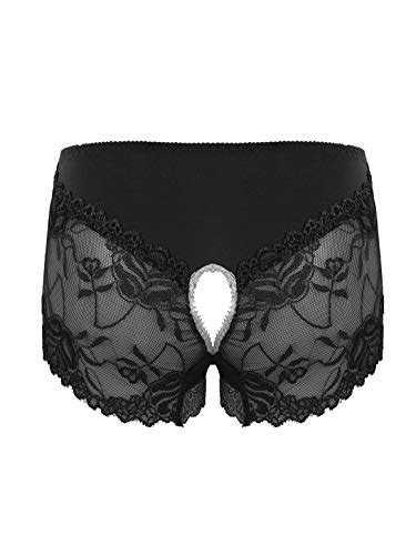 ranrann Damen Slip Ouvert Offener Schritt Unterhose Briefs Höschen