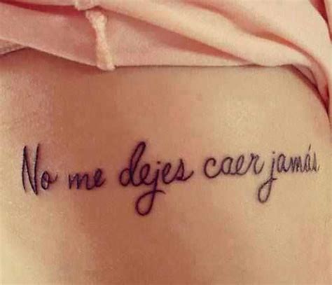 Tatuajes En Espa Ol Que Lucen Mejor Que Las Frases En Ingl S