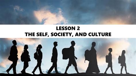 Solution Lesson The Self Society And Culture Studypool