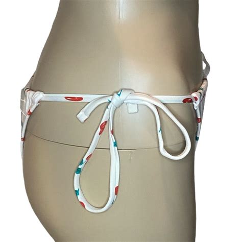 Wild Fable Swim Wild Fable Sidetie Adjustable Coverage Ultra Hi Leg Bikini Bottoms Only Xs