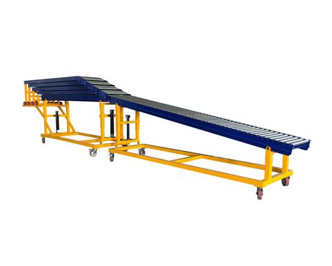 Robust Adjustable Height Telescopic Gravity Roller Conveyor For