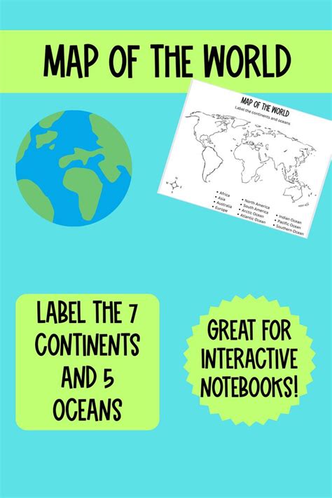 Label the Map of the World in 2023 | First week of school ideas, Upper ...