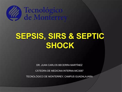 Sepsis Sirs And Septic Shock Ppt