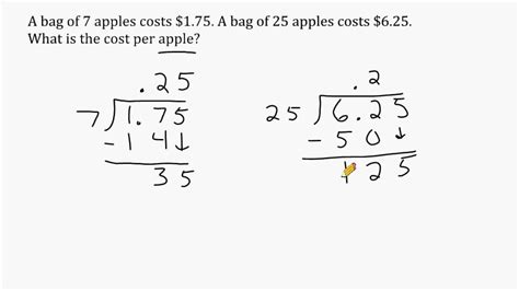 Solving Unit Rate Word Problems Youtube