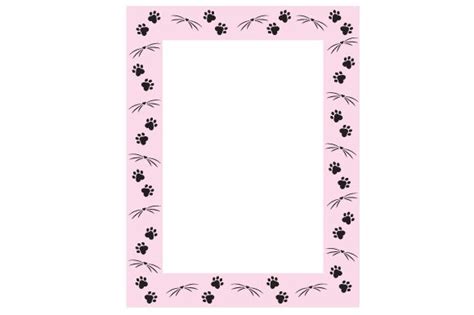 6 Cat Border Designs & Graphics