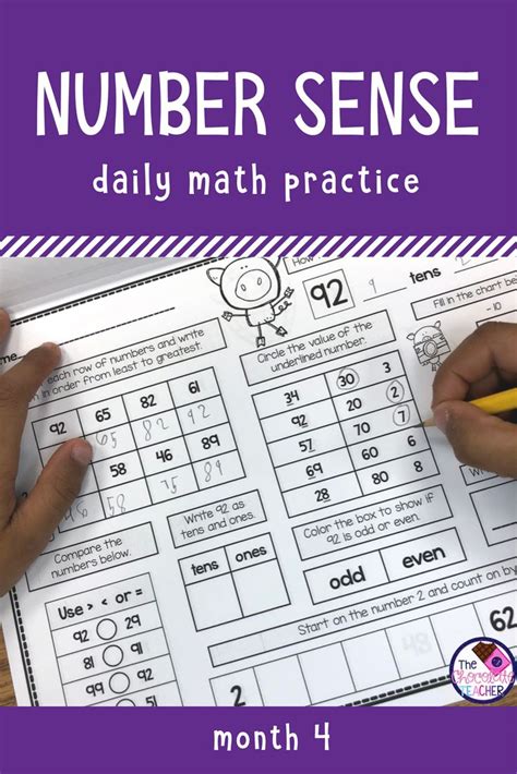 First Grade Math Place Value Worksheets Daily Math Practice Daily