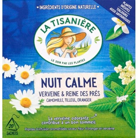 Twinings La Tisaniere Infusion Nuit Calme Verveine 20 Sachets Monoprix Fr