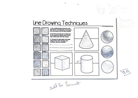 Line Drawing: A Guide for Art Students - Worksheets Library