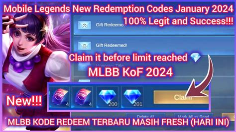 Mobile Legends Redeem Code January 9 2024 Hurry Up This Is Exclusive