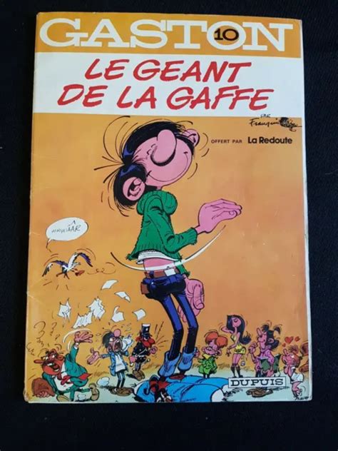 GASTON LAGAFFE N 10 le géant de lacgaffe Édition Dupuis 1973 bd souple