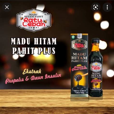 MADU HITAM PAHIT RATU LEBAH PLUS INSULIN Lazada Indonesia