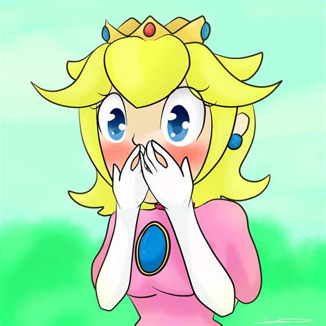 Princess Peach Redraw By Graceysworld On Deviantart