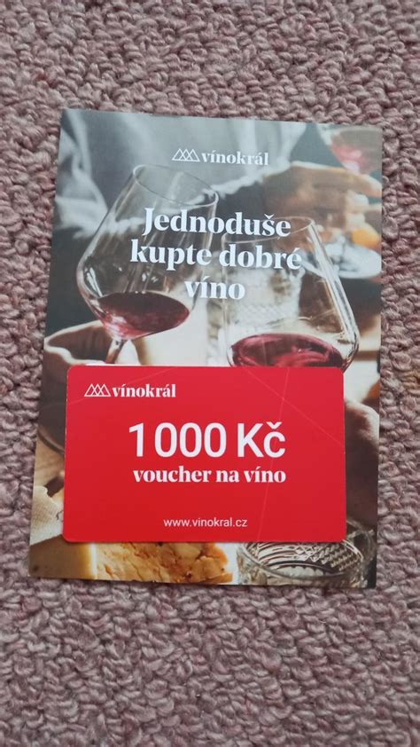 Voucher K Na Vinokral Cz Aukro