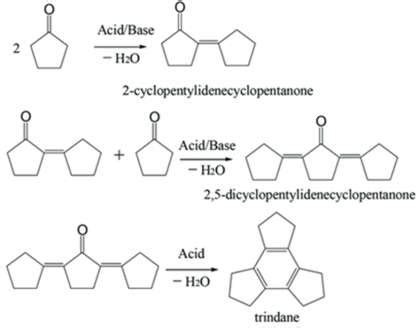 Reaction Figure Of A Cyclopentanone Self Condensation Reaction Adapted