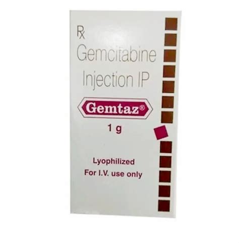 Gemtaz Gemcitabine 1gm Injection At Rs 6263 Vial Anti Cancer Drugs In