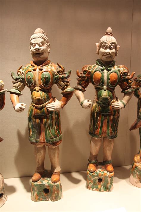 Tang Sancai Warrior Tomb Guards Sui Tang Gallery Henan Pr Flickr