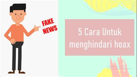 5 Cara Menghindari Hoax Berita Palsu YouTube