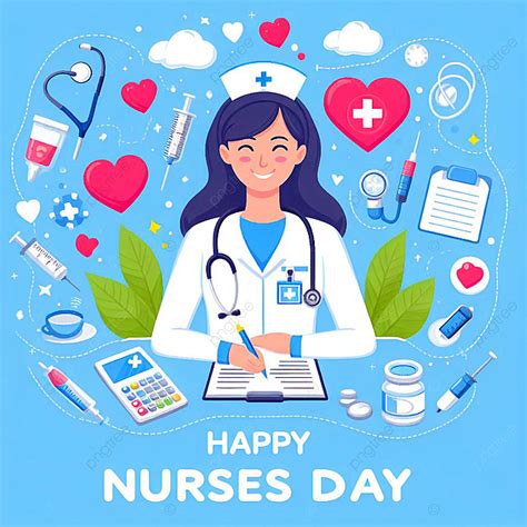 Happy Nurse S Day Smiling Background Nurse Nursing Day Nurse S Day