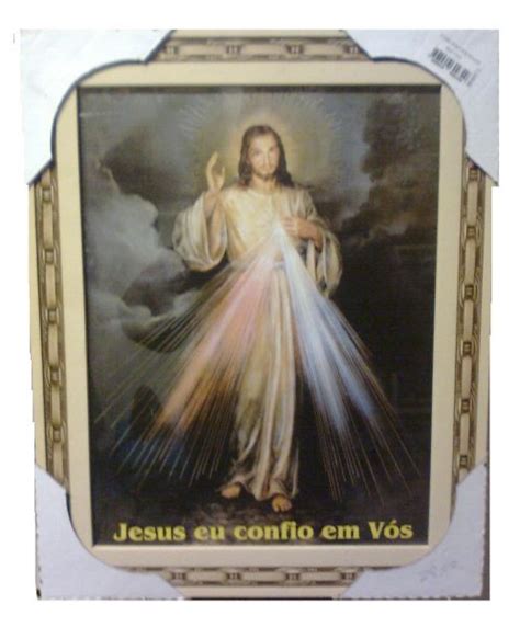 Quadro Jesus Misericordioso Jesus Eu Confio Em V S X Loja De